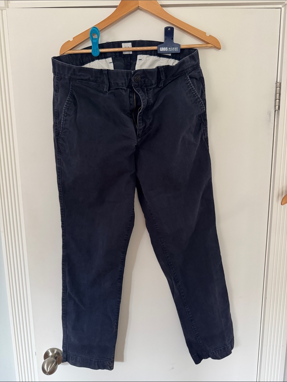 GAP Men's Navy Blue Chinos